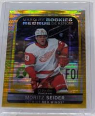 Moritz Seider [Seismic Gold] #287 Hockey Cards 2021 O-Pee-Chee Platinum Prices