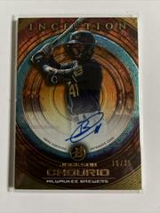 Jackson Chourio [Orange] #PA-JCO Baseball Cards 2022 Bowman Inception Prospect Autographs Prices