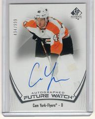 Cam York [Autograph] Hockey Cards 2021 SP Authentic Prices