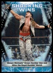 Shawn Michaels Wrestling Cards 2020 Topps WWE Chrome Shocking Wins Prices