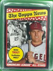 Mike Trout [Black Border] Baseball Cards 2018 Topps Heritage Prices