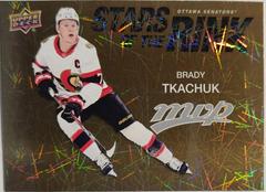 Brady Tkachuk [Gold] #SS-26 Hockey Cards 2023 Upper Deck MVP Stars of the Rink Prices