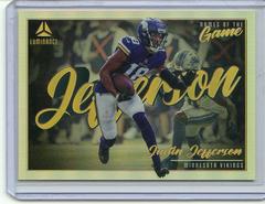 Justin Jefferson Football Cards 2022 Panini Luminance Names of the Game Prices