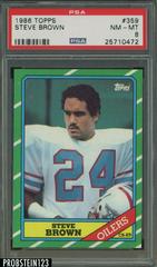 Steve Brown Football Cards 1986 Topps Prices