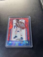 Joel Embiid [Red Cracked Ice] #29 Basketball Cards 2019 Panini Contenders Optic Uniformity Prices