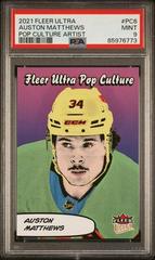 Auston Matthews [Artist Autograph] #PC-6 Hockey Cards 2021 Ultra Pop Culture Prices