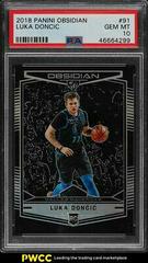 Luka Doncic Basketball Cards 2018 Panini Obsidian Prices