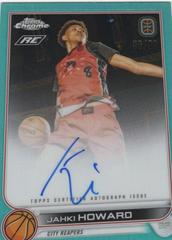 Jahki Howard [Green] #CA-JH1 Basketball Cards 2022 Topps Chrome OTE Overtime Elite Autographs Prices