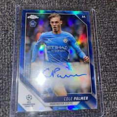 Cole Palmer [Blue Refractor] #CA-CP Soccer Cards 2021 Topps Chrome UEFA Champions League Autographs Prices