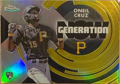 Oneil Cruz #GNC-13 Baseball Cards 2022 Topps Chrome Update Generation Now Prices