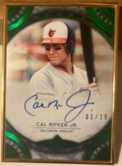 Cal Ripken Jr. [Emerald] #TCA-CRJ Baseball Cards 2022 Topps Transcendent Collection Autographs Prices