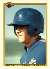 Alan Zinter #135 Baseball Cards 1990 Bowman Tiffany Prices