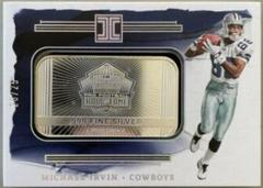 Michael Irvin #10 Football Cards 2023 Panini Impeccable Silver Hall of Fame Prices