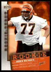 Andrew Whitworth #121 Football Cards 2006 Upper Deck Rookie Debut Prices