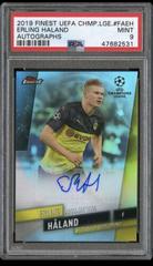 Erling Haaland #FA-EH Soccer Cards 2019 Finest UEFA Champions League Autographs Prices