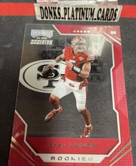 Trey Lance #PMR-3 Football Cards 2021 Panini Chronicles Playoff Momentum Rookies Prices