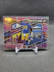 Aaron Donald [Purple] #SB-19 Football Cards 2022 Panini Mosaic In It to Win It Prices