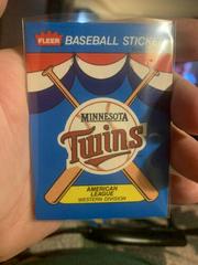 Minnesota Twins Baseball Cards 1989 Fleer Baseball Stickers Prices