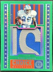 Barry Sanders [Emerald] #CHM-20 Football Cards 2022 Panini Encased Choice Materials Prices