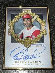 Barry Larkin #HAFA-BLA Baseball Cards 2022 Topps Gilded Collection Gold Framed Hall of Famer Autographs Prices