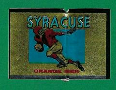 Syracuse Orangemen Football Cards 1960 Topps Metallic Stickers Prices