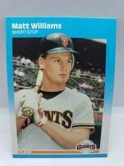 Matt Williams #U-129 Baseball Cards 1987 Fleer Update Prices