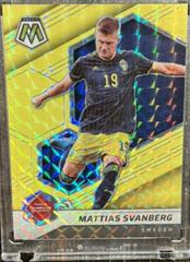 Mattias Svanberg [Gold Fluorescent] Soccer Cards 2021 Panini Mosaic Road to FIFA World Cup Prices