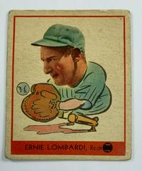 Ernie Lombardi #246 Baseball Cards 1938 Goudey Prices