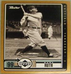 Babe Ruth [Gold] Baseball Cards 1999 Upper Deck Retro Prices