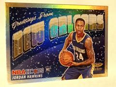 Jordan Hawkins [Winter Holo] #4 Basketball Cards 2023 Panini Hoops Rookie Greetings Prices