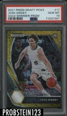 Josh Giddey [Gold Shimmer Prizm] #17 Basketball Cards 2021 Panini Prizm Draft Picks Prices