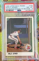 Wally Joyner [Hologram Extend to Bottom] #700 Baseball Cards 1989 Upper Deck Promo Prices