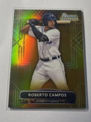 Roberto Campos [Gold] Baseball Cards 2022 Bowman Sterling Prices