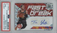 Trae Young #FB-TYG Basketball Cards 2019 Panini Mosaic Autographs Fast Break Prices