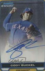 Cody Buckel [Autograph Refractor] Baseball Cards 2012 Bowman Chrome Prospects Prices
