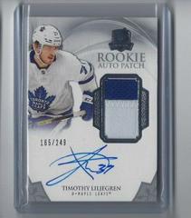Timothy Liljegren [Autograph Patch] #106 Hockey Cards 2020 Upper Deck The Cup Prices