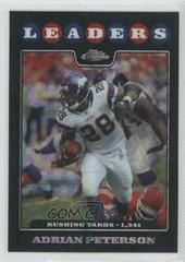 Adrian Peterson [Xfractor] #TC125 Football Cards 2008 Topps Chrome Prices