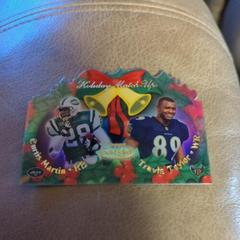 Curtis Martin, Travis Taylor Football Cards 2000 Topps Gold Label Holiday Match Ups Winter Prices