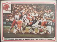Cleveland Browns Stopping the... #8 Football Cards 1976 Fleer Team Action Prices