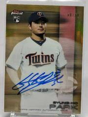 Byung Ho Park [Gold Refractor] #FA-BPA Baseball Cards 2016 Topps Finest Autographs Prices