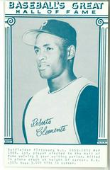 Roberto Clemente Baseball Cards 1977 Baseball's Great Hall of Fame Exhibits Prices