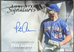 Pete Alonso #LSS-PA Baseball Cards 2022 Stadium Club Lone Star Signatures Prices