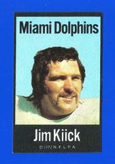 Jim Kiick Football Cards 1972 NFLPA Iron Ons Prices