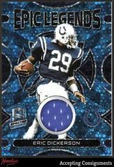 Eric Dickerson [Blue Neon] #3 Football Cards 2023 Panini Spectra Epic Legends Materials Prices