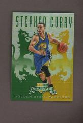 Stephen Curry [Green & Gold] #177 Basketball Cards 2012 Panini Crusade Prizm Prices