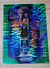 Sabrina Ionescu [Green Pulsar] #2 Basketball Cards 2022 Panini Prizm WNBA Far Out Prices