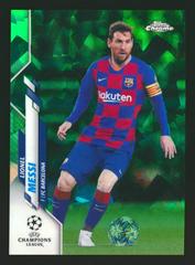 Lionel Messi [SP Green] #1 Soccer Cards 2019 Topps Chrome UEFA Champions League Sapphire Prices