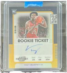 Trey Murphy III [Autograph Gold] Basketball Cards 2021 Panini Contenders Optic Prices