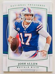 Josh Allen [Emerald] Football Cards 2019 Panini National Treasures Prices