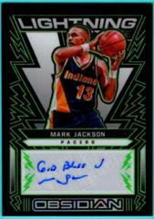 Mark Jackson [Green] Basketball Cards 2021 Panini Obsidian Lightning Strike Signatures Prices